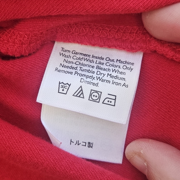 EUC Eddie Bauer Sweater X-Large Brick Red Button Front Cardigan - Picture 7 of 10